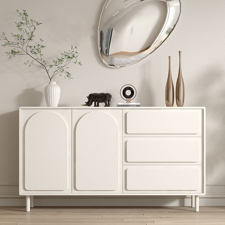 Cuffe da pranzo in legno contemporaneo con mobile e cassetti