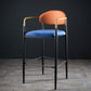Contemporary Metal Bar Stools Indoor Barstool with Metal Legs and Low Back Clearhalo 'Bar Furniture' 'Bar Stools' 'bar_stools' 'furn' 'furn_bar_stools' 'furniture_bar_stools' 'Kitchen & Dining Furniture' 'kitchen&dining_furn' 'kitchen' 'kitchen_furn' Furniture' 1200x1200_d6cb8201-ea23-4199-805e-399df3e0a7a1