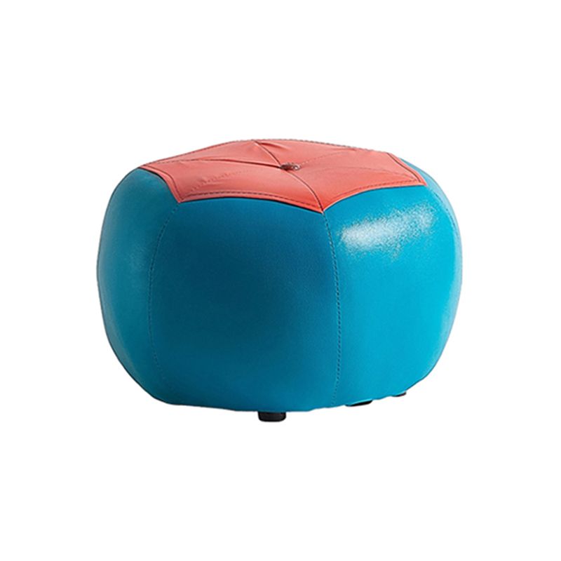 Pouf Tomato Pattern Ottoman Faux Leather Modern Specialty Ottoman Clearhalo 'furn' 'furn_ottomans_poufs' 'Furniture' 'Living Room Furniture' 'Ottomans & Poufs' 'ottomans_poufs' 1200x1200_d6cd8d05-86e0-4f36-8579-e8db667fb83b
