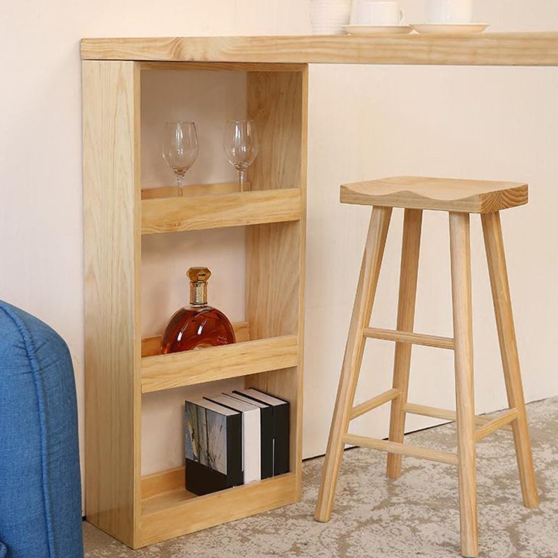 Rectangle Wood Top Counter Table 42-inch Height Simple Bar Table Clearhalo 'Bar Furniture' 'Bar Tables' 'bar_tables' 'furn' 'furn_bar_tables' 'Furniture' 'furniture_bar_tables' 'Kitchen & Dining Furniture' 1200x1200_d6cea285-45aa-40ea-8ed0-58ff908a802b