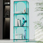Closed Back Standard Bookshelf Acrylic Bookcase with Shelves for Study Room Clearhalo 'Bookcases' 'furn' 'furn_bookcases' 'Furniture' 'Office Furniture' 1200x1200_d6cefbe3-8e54-4c62-85c0-fc23a3cd5fa8