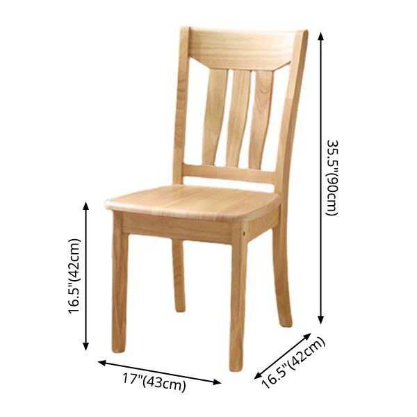 Traditional Style Solid Wood Side Chair Matte Finish Home Use Dining Chair Clearhalo ' kitchen&dining_furn' 'Dining Chairs' 'Dining Tables & Seating' 'dining_chair' 'furn' 'furn_dining_chair' 'Furniture' 'furniture_dining_chair' 'Kitchen & Dining Furniture' 'kitchen' 1200x1200_d6cf0536-cdf4-46c3-b2f7-4a8996552685