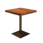 Solid Wood Industrial Dining Table Brown Square Table with Metal Base for Dinning Room Clearhalo ' dining_table' 'Dining Tables & Seating' 'Dining Tables' 'furn' 'furn_dining_table' 'Furniture' 'furniture_dining_table' 'Kitchen & Dining Furniture' 'kitchen&dining_furn' 'kitchen' 'kitchen_dining_table' 1200x1200_d6d2353c-1eec-41a9-b7a4-deb1305309bd