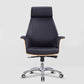 Contemporary Office Chair Adjustable Seat Height Leather Executive Chair Clearhalo 'furn' 'furn_office_chair' 'Furniture' 'Office Chairs' 'Office Furniture' 'office_chair' 1200x1200_d6d266b5-d1d6-4c82-8d4b-1d93db5531b1