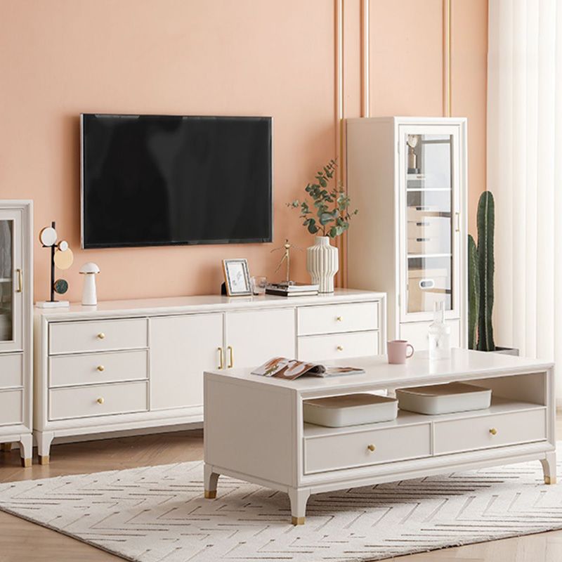 Solid Wood TV Media Console Modern TV Media Stand with 6 Drawers Clearhalo 'furn' 'furn_tv_stands_entertainment_centers' 'Furniture' 'Living Room Furniture' 'TV Stands & Entertainment Centers' 'TV Stands & Media Storage Furniture' 'tv_stands_entertainment_centers' 1200x1200_d6d2c2b2-5dbc-4982-a91d-be4be04ecf8d