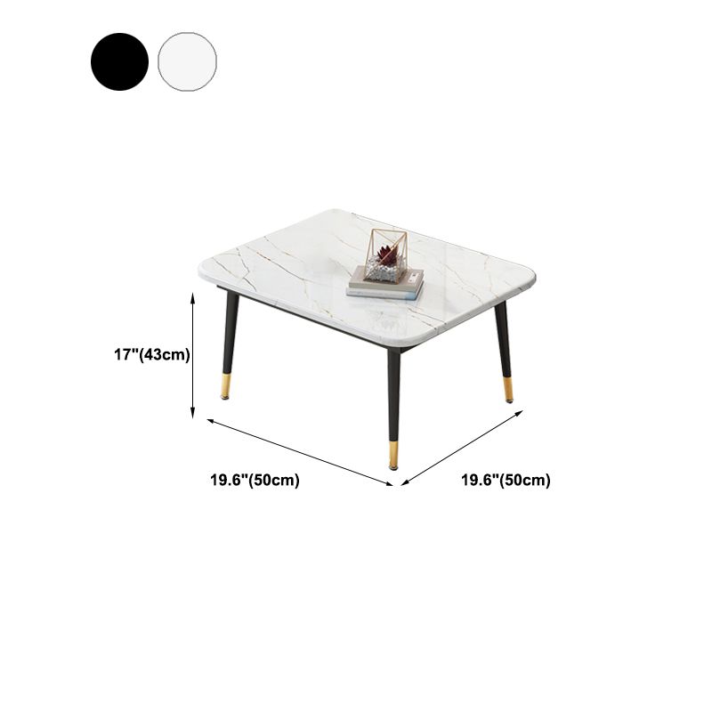 Tavolino da caffè a quattro gambe moderno tavolino minimalista per soggiorno
