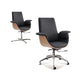 Hedendaagse High Back Executive Chair Padded Arms Bureau Chair voor Home Office