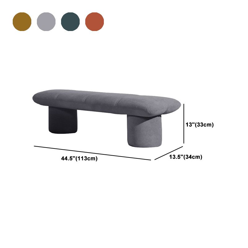 Modern Velvet Boucle Pouf Plain Rectangle Water Resistant Sherpa Pouf Clearhalo 'furn' 'furn_ottomans_poufs' 'Furniture' 'Living Room Furniture' 'Ottomans & Poufs' 'ottomans_poufs' 1200x1200_d6d49537-eec9-4421-9e7c-c7fe51301ced