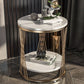 Glam Stone Accent Table Table Table