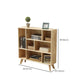 Modern Wooden Bookcase Standard Closed Back Bookshelf with Shelves Clearhalo 'Bookcases' 'furn' 'furn_bookcases' 'Furniture' 'Office Furniture' 1200x1200_d6d72fb2-08b8-4c83-91df-4fdcc22e168f
