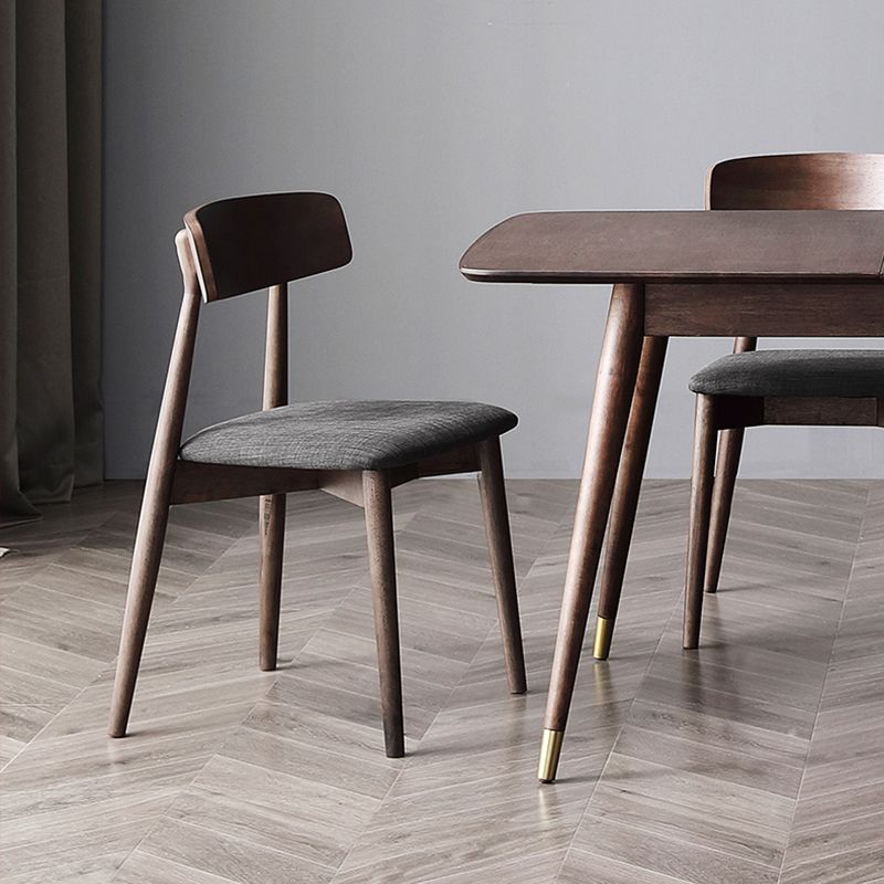 Scandinavian Style Wood Dining Chair Open Back Dining Side Chair (Set of 2) Clearhalo ' kitchen&dining_furn' 'Dining Chairs' 'Dining Tables & Seating' 'dining_chair' 'furn' 'furn_dining_chair' 'Furniture' 'furniture_dining_chair' 'Kitchen & Dining Furniture' 'kitchen' 1200x1200_d6db1bb7-a945-4e40-9cf5-465c36783cf7