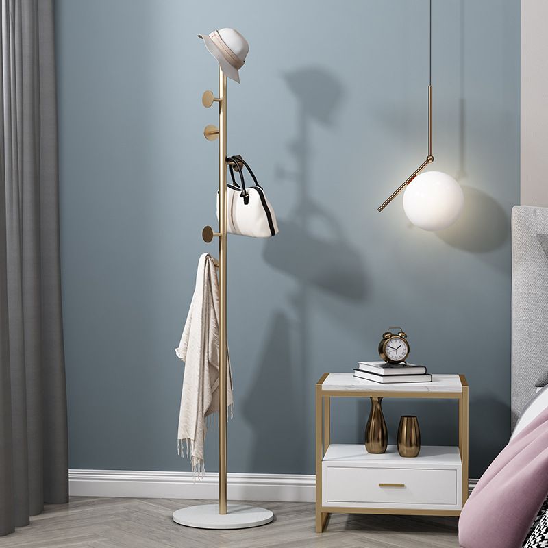 Moderno Hall Stand Metal Freing Standing With Hooks Entry Hall Árbol