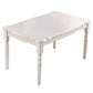 Mid-Century Modern Dining Table White Rectangle Solid Wood Dining Table Clearhalo ' dining_table' 'Dining Tables & Seating' 'Dining Tables' 'furn' 'furn_dining_table' 'Furniture' 'furniture_dining_table' 'Kitchen & Dining Furniture' 'kitchen&dining_furn' 'kitchen' 'kitchen_dining_table' 1200x1200_d6dd489c-7466-4b5e-bee4-2c6f24f1823f