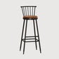 Leather Matte Finish Bristol Stool Low Back Footrest Barstool Clearhalo 'Bar Furniture' 'Bar Stools' 'bar_stools' 'furn' 'furn_bar_stools' 'Furniture' 'furniture_bar_stools' 'Kitchen & Dining Furniture' 1200x1200_d6dd4c12-090d-4713-bf1a-29e5920ed839