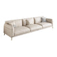 Faux Leather Square Arm Sectional Beige Cushion Back Sofa and Chaise for Living Room Clearhalo 'furn' 'furn_sectionals' 'Furniture' 'furniture_sectionals' 'kitchen' 'kitchen_sectionals' 'Living Room Furniture' 'Sectionals' 1200x1200_d6dd694c-f521-4371-a46d-f8a929596bd8