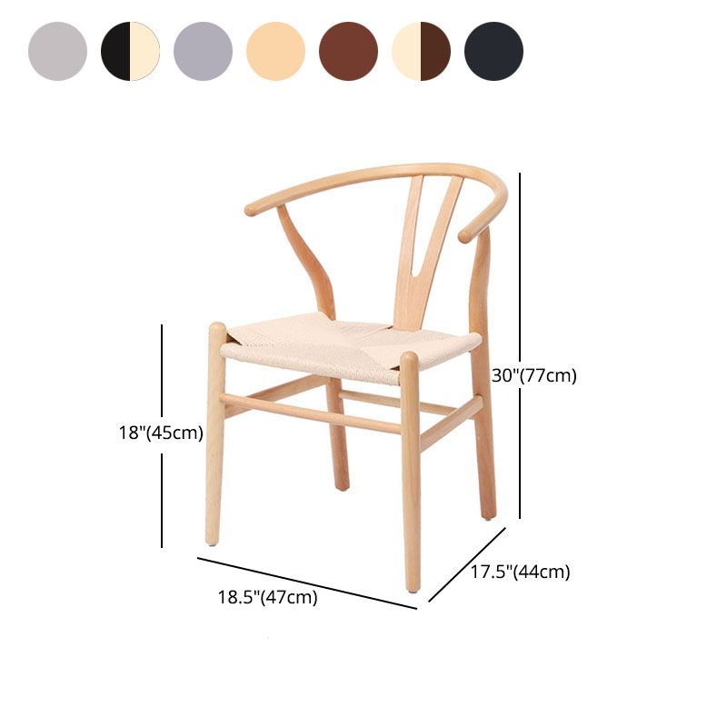 Contemporary Style Dining Chairs Wood Dining Armless Side Chairs Clearhalo 'Dining Chairs' 'Dining Tables & Seating' 'dining_chair' 'furn' 'furn_dining_chair' 'Furniture' 'Kitchen & Dining Furniture' 1200x1200_d6df042b-20d6-4c8a-97e3-d03a4d954992