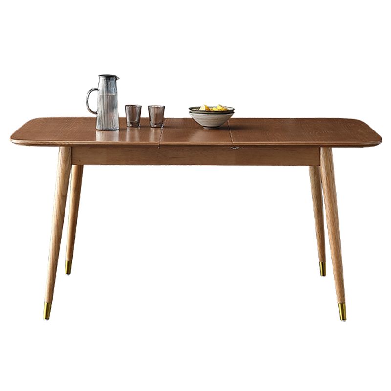 Extendable Ash Wood Table for Restaurant Rectangle Dining Table with 4 Legs Clearhalo ' dining_table' 'Dining Tables & Seating' 'Dining Tables' 'furn' 'furn_dining_table' 'Furniture' 'furniture_dining_table' 'Kitchen & Dining Furniture' 'kitchen&dining_furn' 'kitchen' 'kitchen_dining_table' 1200x1200_d6e0936f-3256-4177-9c57-430cb719e812