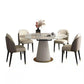 Glam Dining Set Stone 1/2/5/7 Pieces Dining Turntable Furniture for Home Clearhalo 'Dining Room Sets' 'Dining Tables & Seating' 'dining_room_set' 'furn' 'furn_dining_room_set' 'Furniture' 'Kitchen & Dining Furniture' 1200x1200_d6e31b6f-0263-450c-9509-4c9ee83f365e