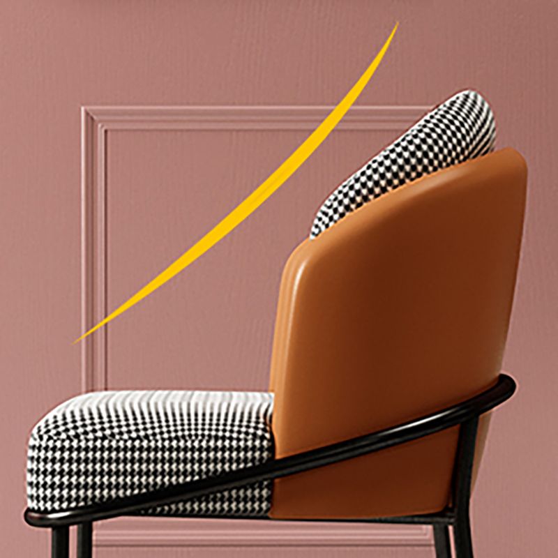 Glam Metal Dining Room Chairs Parsons Armless Dining Chairs for Restaurant Use Clearhalo ' kitchen&dining_furn' 'Dining Chairs' 'Dining Tables & Seating' 'dining_chair' 'furn' 'furn_dining_chair' 'Furniture' 'furniture_dining_chair' 'Kitchen & Dining Furniture' 'kitchen' 1200x1200_d6e3b22e-5f76-4ec1-9a6a-87ca18d38dbd