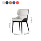 Modern Design Wingback Chair for Home Leather Dining Side Chairs Clearhalo ' kitchen&dining_furn' 'Dining Chairs' 'Dining Tables & Seating' 'dining_chair' 'furn' 'furn_dining_chair' 'Furniture' 'furniture_dining_chair' 'Kitchen & Dining Furniture' 'kitchen' 1200x1200_d6e4939f-9caf-40bf-8c58-6b75de825fd0