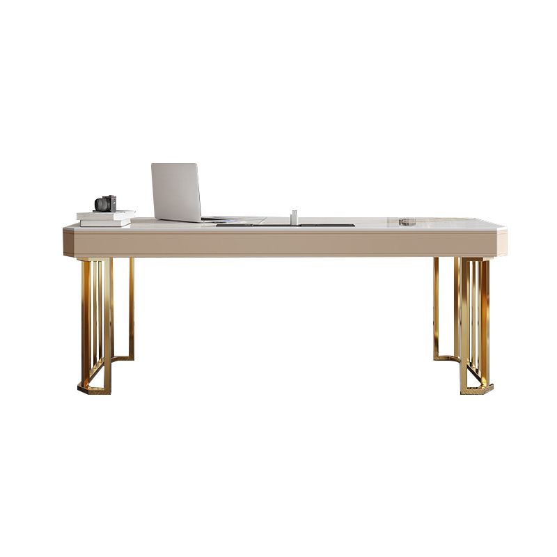 0/6-cassetto scrivania scrivania da ufficio a forma di rettangolare in bianco