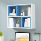 Modern Engineered Wood Book Shelf Wall gemonteerd gesloten achterste plank boekenkast voor thuis