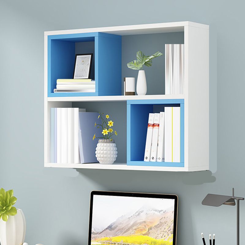 Modern Engineered Wood Book Shelf Wall gemonteerd gesloten achterste plank boekenkast voor thuis