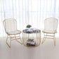 Contemporary Round Top Cocktail Table with Frame Base in Iron Clearhalo 'Coffee & Accent Tables' 'Coffee Tables' 'coffee_tables' 'furn' 'furn_coffee_tables' 'Furniture' 'Living Room Furniture' 1200x1200_d6e917d8-42fa-410a-b7c2-e6402d7eac25