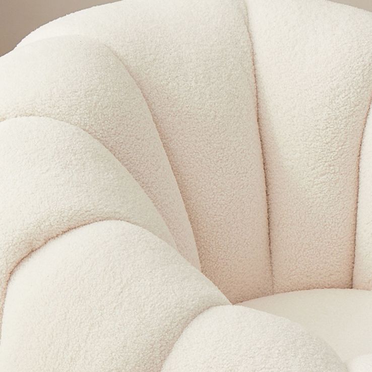 Silla papasan contemporánea con almohada cosida y marco de madera maciza