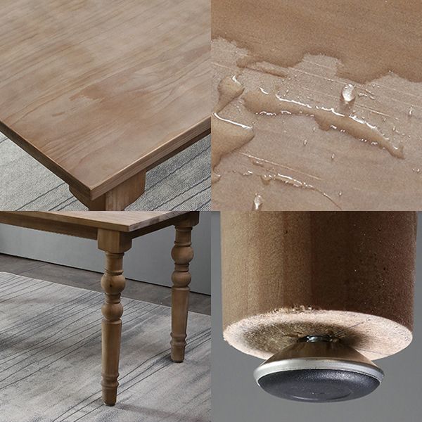 Traditional 1/2/5/7 Pieces Rectangle Dining Set Solid Wood Dining Table with Chairs Clearhalo 'Dining Room Sets' 'Dining Tables & Seating' 'dining_room_set' 'furn' 'furn_dining_room_set' 'Furniture' 'furniture_dining_room_set' 'Kitchen & Dining Furniture' 1200x1200_d6ec2891-d6f5-414c-86c2-2f80f494564f