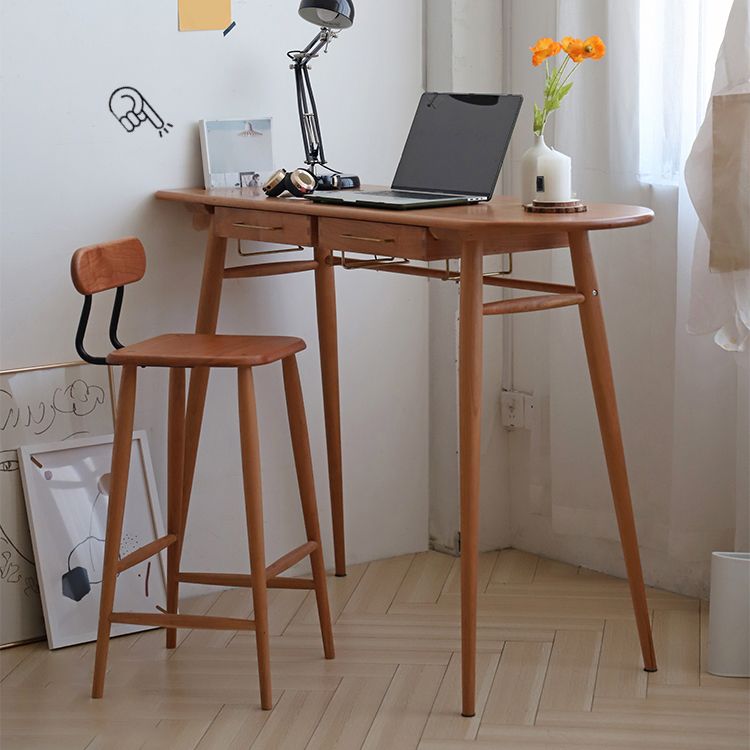 Controsoli in legno massiccio opaco moderni sgabelli da banco interno