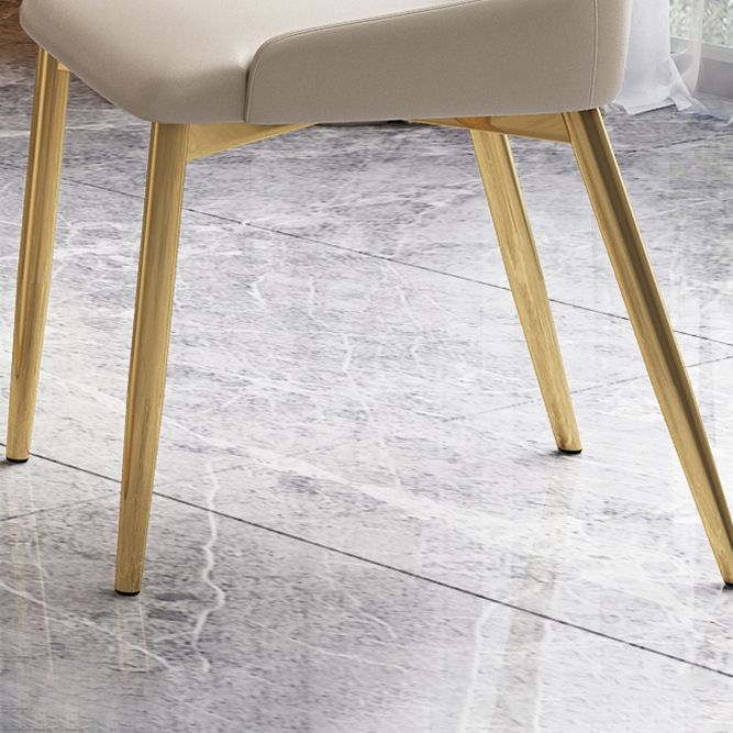 Glam 1/4/5/7 Pieces White Dining Table Set with Sintered Stone Top Scalable Dinette Set Clearhalo 'Dining Room Sets' 'Dining Tables & Seating' 'dining_room_set' 'furn' 'furn_dining_room_set' 'Furniture' 'furniture_dining_room_set' 'Kitchen & Dining Furniture' 1200x1200_d6f06f17-cd8c-4521-b5eb-14176368971f