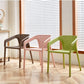Modern Coffee Shop Plastic Arm Chair Matte Finish Solid Back Dining Chair Clearhalo ' kitchen&dining_furn' 'Dining Chairs' 'Dining Tables & Seating' 'dining_chair' 'furn' 'furn_dining_chair' 'Furniture' 'furniture_dining_chair' 'Kitchen & Dining Furniture' 'kitchen' 1200x1200_d6f19f5e-27e3-4ffa-9646-48b0256b8c61