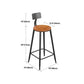 Modern 1/4/6/7 Pieces Bar Table Set Rectangle Wood Counter Table with High Stools for Cafe Clearhalo 'Bar Furniture' 'furn' 'furn_home_bar_bar_sets' 'Furniture' 'Home Bars & Bar Sets' 'home_bar_bar_sets' 'Kitchen & Dining Furniture' 1200x1200_d6f7fae0-5eac-4c92-83b2-38b85a7412b2