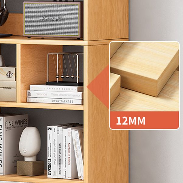 Modern Style Bookshelf Engineer Wood Bookcase for Study Room