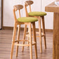 Contemporary Solid Wood Barstool Bristol Bar Stool with Footrest and Low Back Clearhalo 'Bar Furniture' 'Bar Stools' 'bar_stools' 'furn' 'furn_bar_stools' 'furniture_bar_stools' 'Kitchen & Dining Furniture' 'kitchen&dining_furn' 'kitchen' 'kitchen_furn' Furniture' 1200x1200_d6f8db80-7a04-4c81-bf5b-3e1de72d5542