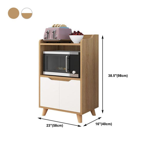 Sideboard contemporanei in legno aperto mobili sala da pranzo