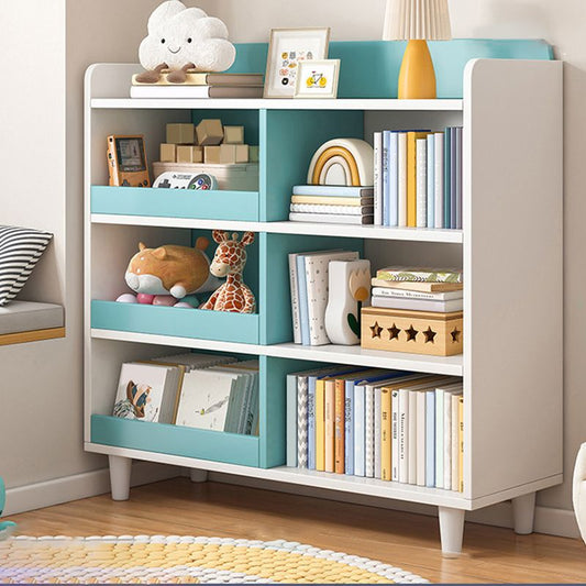 11.8"H Modern Bookshelf Engineered Wood 4-Shelf Standard Bookcase for Home Office Clearhalo 'Bookcases' 'furn' 'furn_bookcases' 'Furniture' 'Office Furniture' 1200x1200_d6fd0cda-8235-41dd-a7dd-7a8f820e4ad8