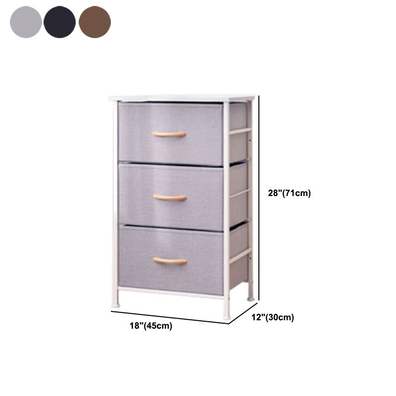 Contemporary Chest Fabric Bins Dresser with Drawers for Home/Office Clearhalo 'Bedroom Furniture' 'Dressers & Chests' 'dressers_chests' 'furn' 'furn_dressers_chests' 'Furniture' 1200x1200_d6ff9706-9996-4021-9a64-82301698788f