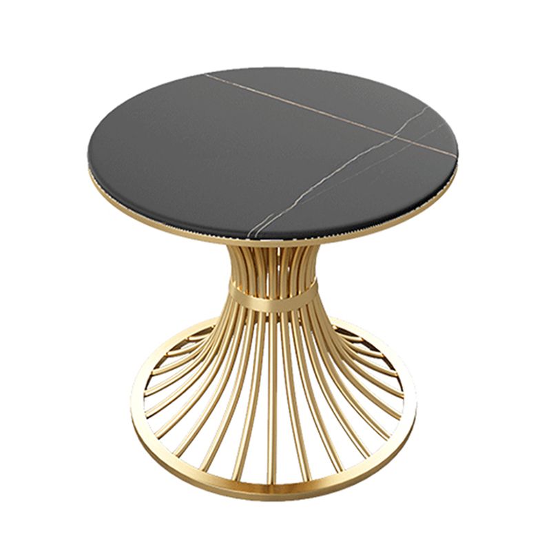 Contemporary Sintered Stone Kitchen Dining Table Round Standard Dining Table with Pedestal Base Clearhalo ' dining_table' 'Dining Tables & Seating' 'Dining Tables' 'furn' 'furn_dining_table' 'Furniture' 'furniture_dining_table' 'Kitchen & Dining Furniture' 'kitchen&dining_furn' 'kitchen' 'kitchen_dining_table' 1200x1200_d7042854-6e47-43b6-830f-8614ebc862f3