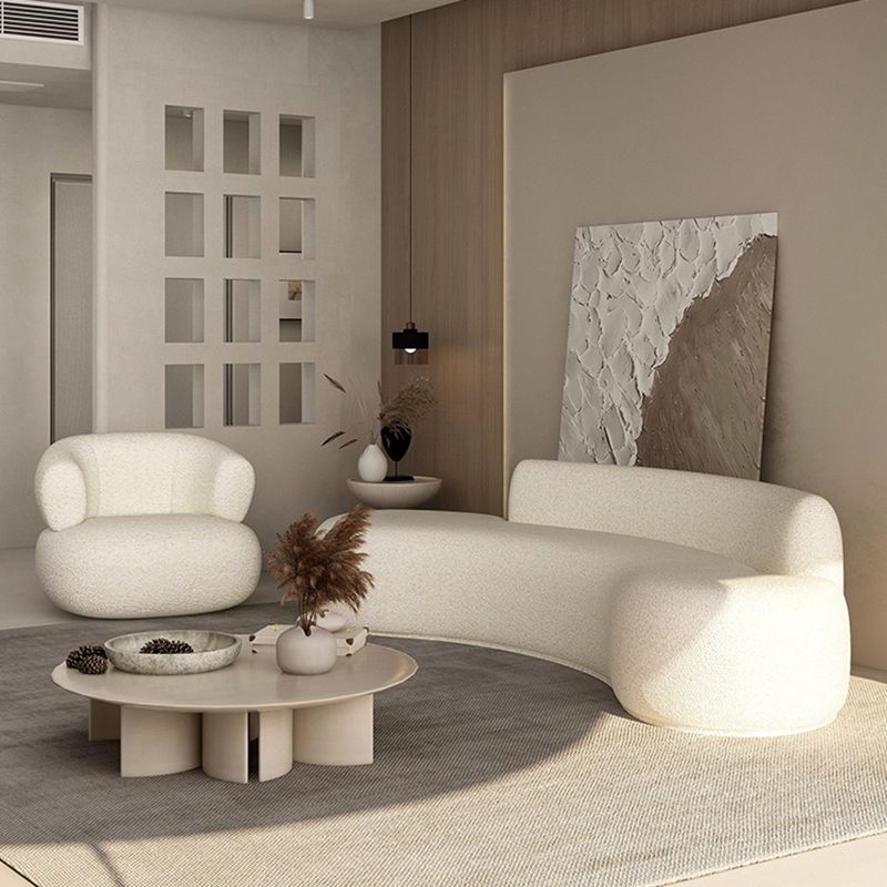 Contemporary Curved Settee Armless Tight Back Sofa for Living Room Clearhalo 'furn' 'furn_sofas' 'Furniture' 'Living Room Furniture' 'Sofa' 'sofas' 1200x1200_d70656b1-248d-4b65-aa0e-cb15d829726d