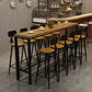 Industrial 1/2/6/11 Pieces Solid Wood Bar Table Set Fixed Counter Set for Home Use Clearhalo 'Bar Furniture' 'furn' 'furn_home_bar_bar_sets' 'Furniture' 'Home Bars & Bar Sets' 'home_bar_bar_sets' 'Kitchen & Dining Furniture' 1200x1200_d7083294-d720-412e-8fa5-55f7a811afd2