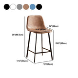 Nordic Style Round Bar-stool Metal Counter Bar Stool for Restaurant Clearhalo 'Bar Furniture' 'Bar Stools' 'bar_stools' 'furn' 'furn_bar_stools' 'Furniture' 'furniture_bar_stools' 'Kitchen & Dining Furniture' 1200x1200_d70b4a01-3c7c-45bd-91e1-b5c791619caa
