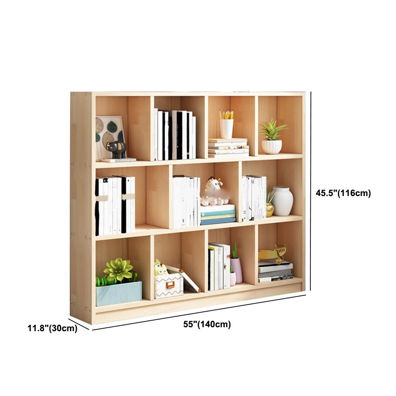 Contemporary Shelf Bookcase Wooden Closed Back Bookshelf for Home Clearhalo 'Bookcases' 'furn' 'furn_bookcases' 'Furniture' 'Office Furniture' 1200x1200_d70c22c4-ffff-4aca-8f5f-438c93ae1887