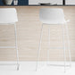Nordic Plastic Bar Stool Bucket Counter Bar Stool with Metal Legs Clearhalo 'Bar Furniture' 'Bar Stools' 'bar_stools' 'furn' 'furn_bar_stools' 'Furniture' 'furniture_bar_stools' 'Kitchen & Dining Furniture' 1200x1200_d70cd876-e065-41a3-84e5-a5935e2d0908