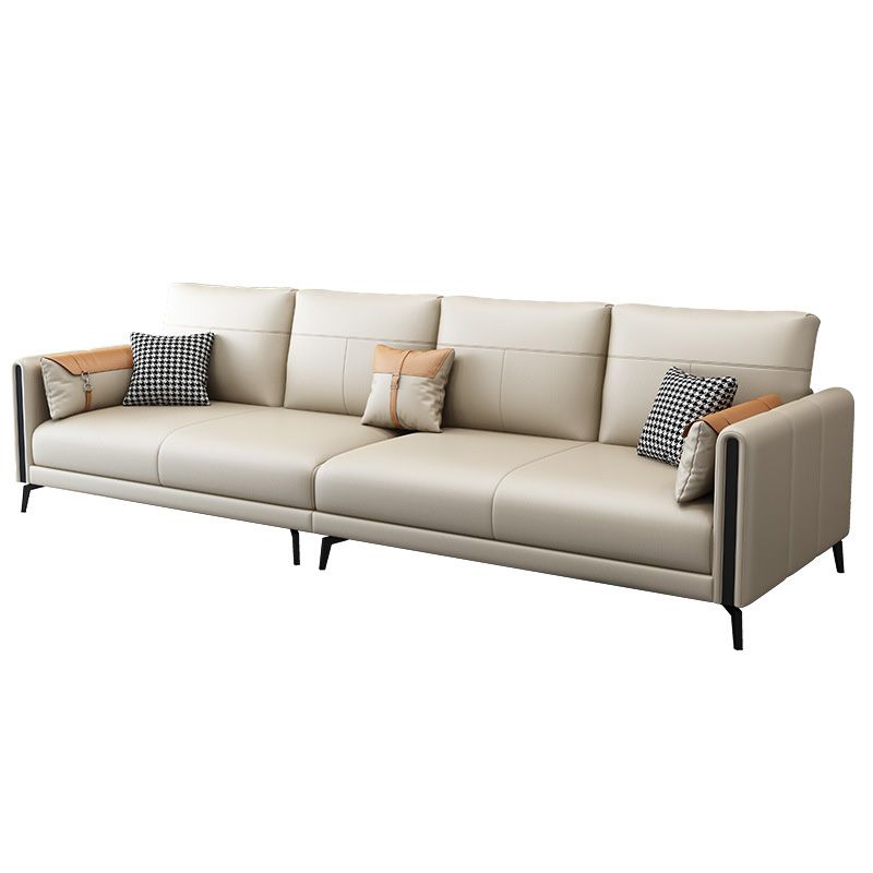 Living Room Sectionals 35" Faux leather Sectional Sofa,Contemporary