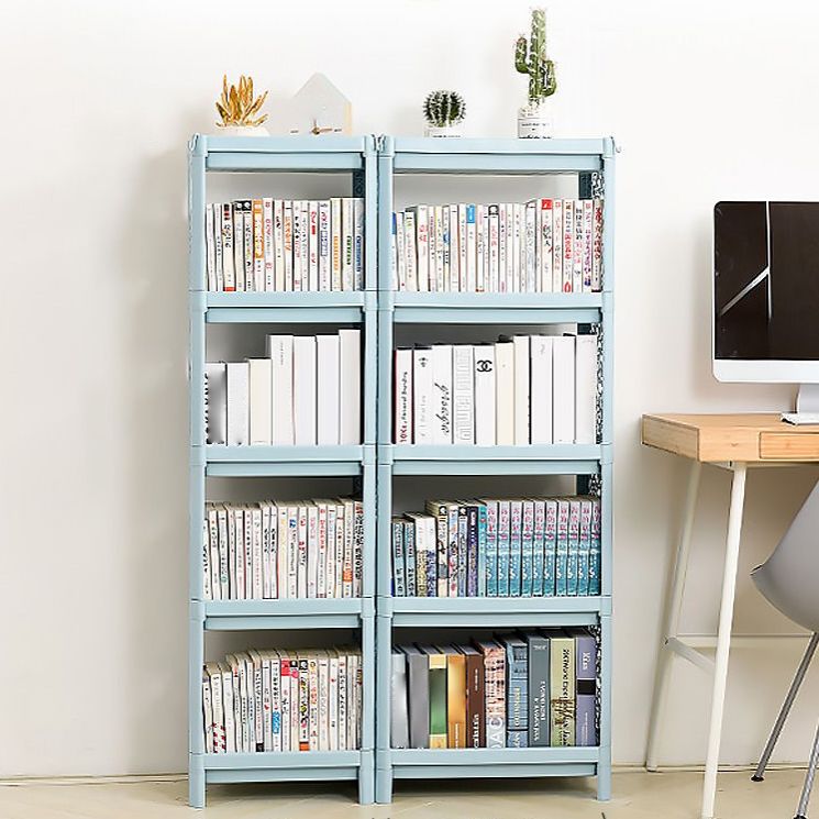 Plastic Bookcase Contemporary Style Open Back Bookshelf for Office Home Study Room Clearhalo 'Bookcases' 'furn' 'furn_bookcases' 'Furniture' 'furniture_bookcases' 'Office Furniture' 1200x1200_d70df4d0-e31d-407f-af3b-1f594c530316