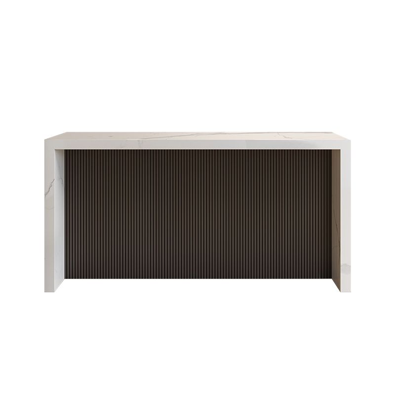 Modern Style Bar Table Set 1/3/4/5 Pieces Rectangle Stone Pub Table Set Clearhalo 'Bar Furniture' 'furn' 'furn_home_bar_bar_sets' 'Furniture' 'Home Bars & Bar Sets' 'home_bar_bar_sets' 'Kitchen & Dining Furniture' 1200x1200_d712aabb-8304-4073-a917-793901f44261