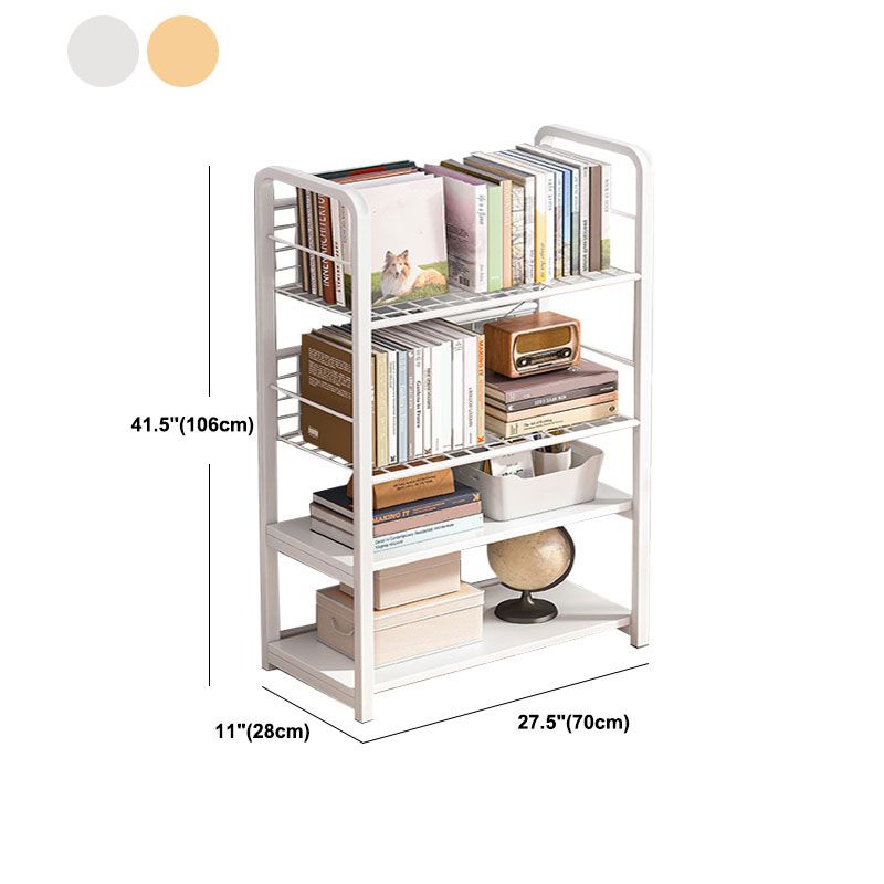 Metal Bookcase Matter Finish Contemporary Etagere Shelf Bookcase Clearhalo 'Bookcases' 'furn' 'furn_bookcases' 'Furniture' 'Office Furniture' 1200x1200_d712da19-3b42-489d-b232-069847c6a8e1