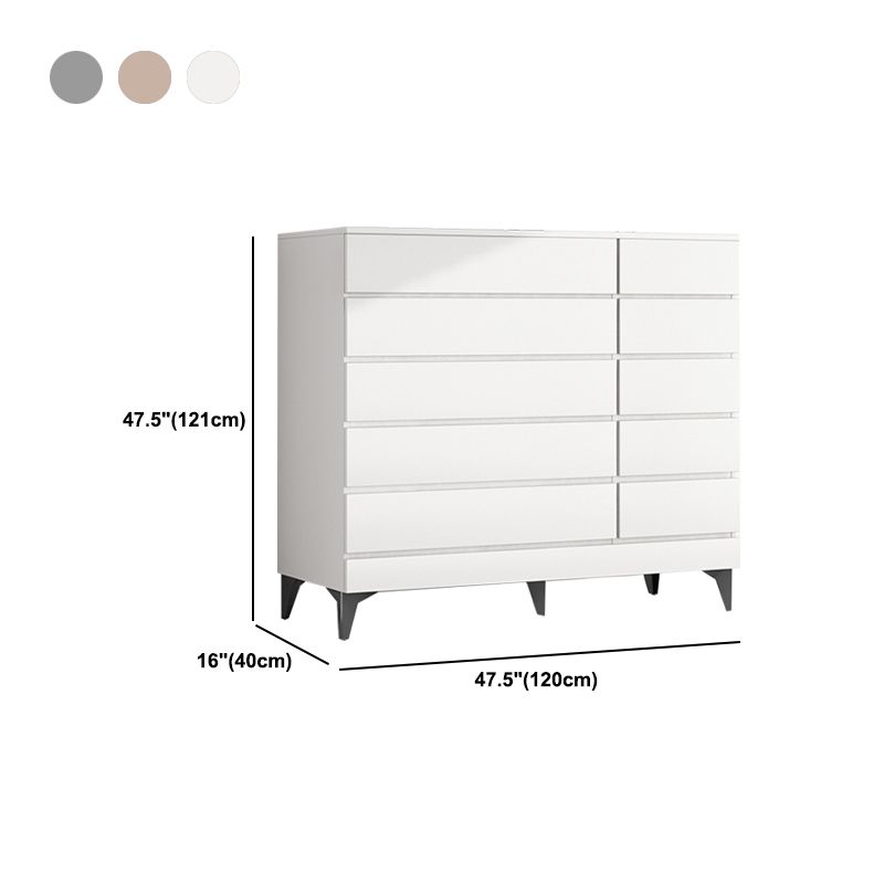 16 "W Lingerie coffre en bois vertical coffre avec tiroirs pour chambre à coucher